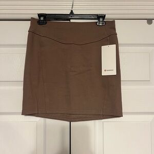 NWT Lululemon Scuba HR Mini Skirt